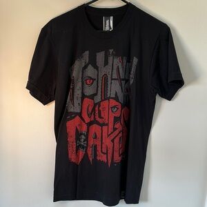 Johnny Cupcakes Halloween Black and Red Graphic T-Shirt